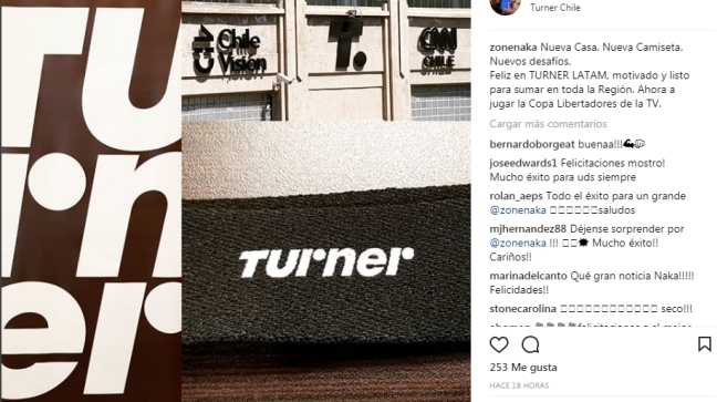 Nakasone comenzó a trabajar en en CHV