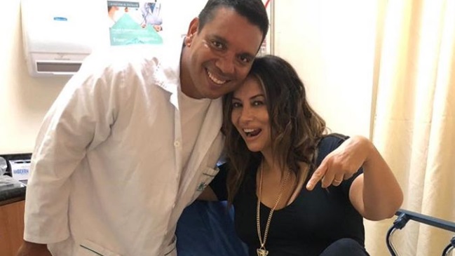 Myriam Hernández se fracturó el tobillo en pleno escenario