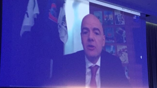 Gianni Infantino fue premiado por su apoyo al VAR en el Web Sport Congress de Barcelona
