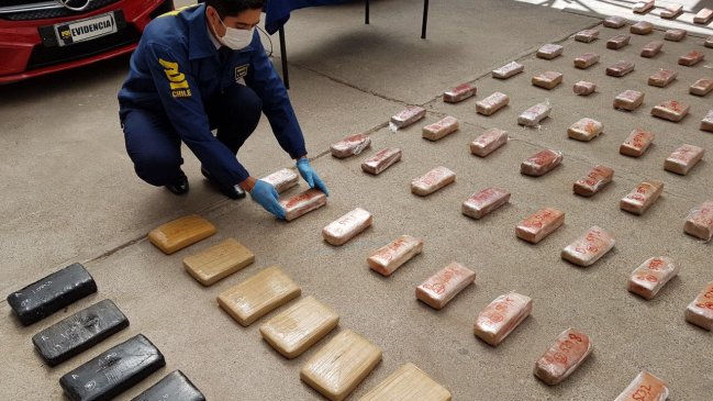 PDI detuvo a narcotraficantes que transportaban droga en mallas de cebolla