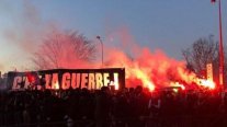 Dos hinchas radicales de PSG fueron arrestados frente al hotel de Real Madrid