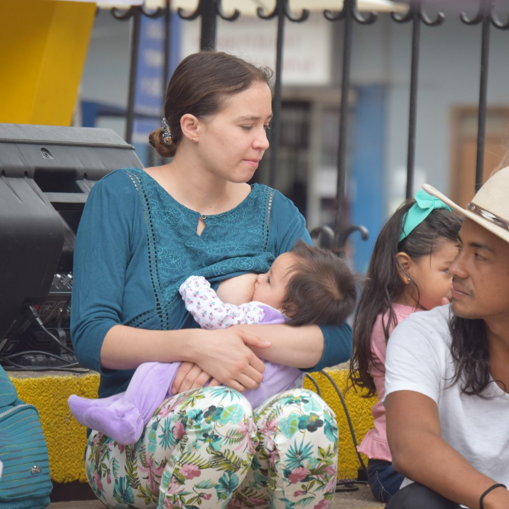 Intervención urbana promovió la lactancia materna en Copiapó