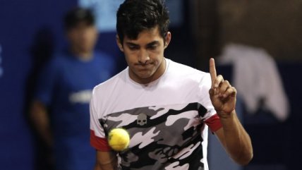   Christian Garín sacó la cara por los chilenos en su debut en el Challenger de Santiago 