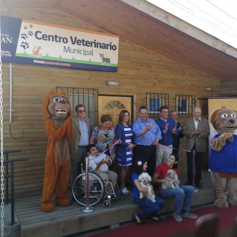Inauguran centro veterinario municipal en Chillán