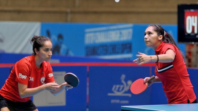 Chilenas vencieron a Argentina para colgarse oro en Latinoamericano de tenis de mesa