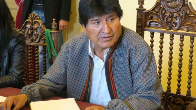 Evo Morales llegó a Chile y reiteró que tiene 