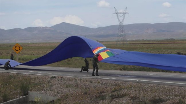 Bandera de la demanda marítima será expuesta en museo militar boliviano
