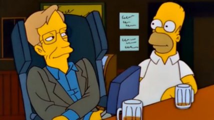   La notable aparición de Stephen Hawking en 