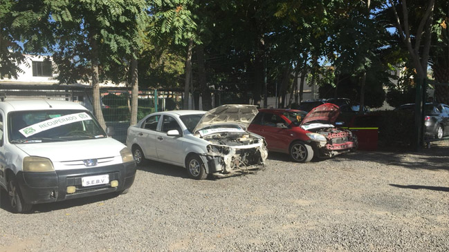 Carabineros recuperó nueves vehículos robados y detuvo a 12 personas