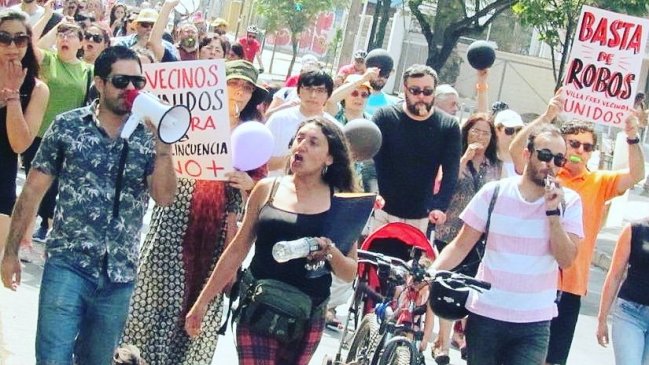 Vecinos de Ñuñoa convocaron a una marcha en contra de la delincuencia