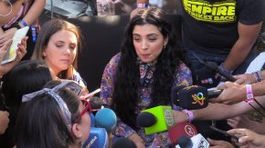Mon Laferte conversó con los medios previo a su show en Lollapalooza