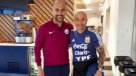 Jorge Sampaoli se reunió con Josep Guardiola en Inglaterra