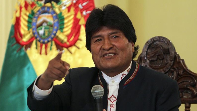 Evo Morales presentó 