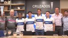 La UC sorprendió a cuatro juveniles con ceremonia para firmar su primer contrato