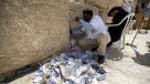 Retiran notas del Muro de los Lamentos antes de una festividad judía