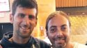 Novak Djokovic se tomó una foto con Nicolás Massú y lo llenó de elogios