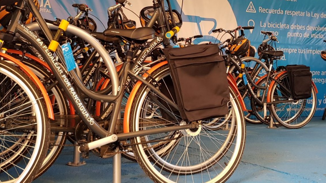 Municipalidad de Rancagua implementa sistema de bicicletas para sus funcionarios