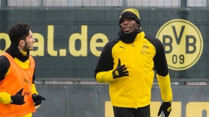   Usain Bolt marcó un golazo en la práctica de Borussia Dortmund 