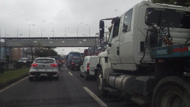 Difícil jornada para el tránsito en el Gran Concepción tras seguidilla de accidentes
