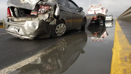   Derrame de aceite de pescado provocó accidente en puente que une Concepción y San Pedro de La Paz 