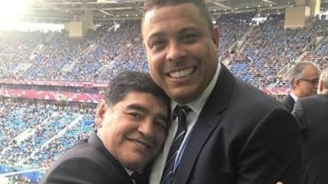 Ronaldo elogió a Diego Maradona: 