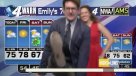 Periodista yanqui se creyó bailarín y sufrió una humillante caída en vivo y en directo