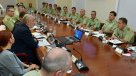 Fiscal nacional compartió con el nuevo alto mando de Carabineros