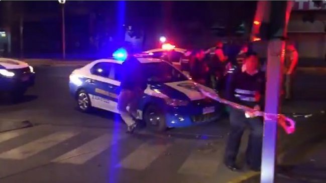 Persecución terminó con un peatón atropellado en Ñuñoa