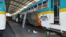Desconocidos rayan vagones del último ramal del país