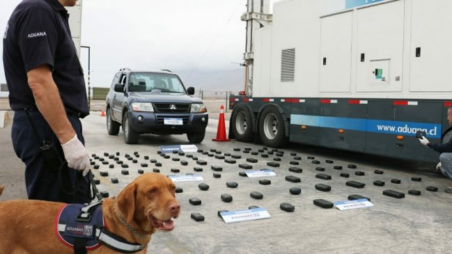 Incautaron más de 800 millones de pesos en droga en Iquique