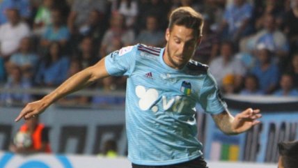 Nicolás Mazzola abrió la cuenta para O'Higgins ante San Luis de Quillota