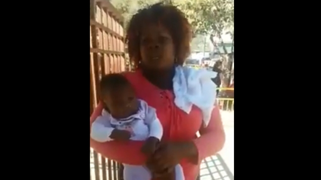 Haitiana denunció brutal golpiza a ella y a su bebé: 