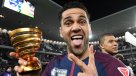 Dani Alves se convirtió en el futbolista con más títulos de la historia