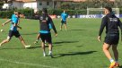 Racing entrenó en San Carlos de Apoquindo antes de enfrentar a Universidad de Chile