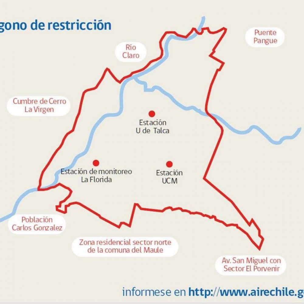 Comienza a regir plan de descontaminación atmosférica en Talca y Maule