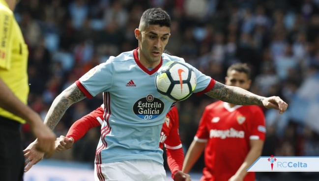 Pablo Hernández destacó en goleada de Celta de Vigo a Sevilla