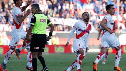 Sebastián Zúñiga descontó de tiro libre para Curicó Unido frente a U. de Chile