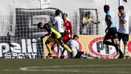 Boris Sagredo le dio la victoria sobre el final del partido a San Luis ante Colo Colo