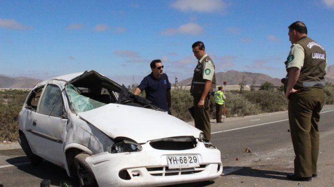 Dos jóvenes mueren cuando volvían de fiesta en Copiapó