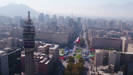   Las sorprendentes imágenes del Entel Maratón de Santiago captadas en drone 