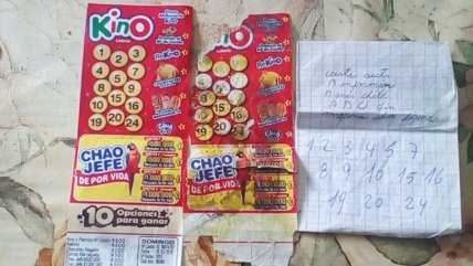 Lotería aseguró que presunto cartón ganador del Kino no tiene los códigos necesarios