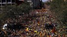 Cataluña: Miles de personas marcharon pidiendo la libertad de líderes independentistas