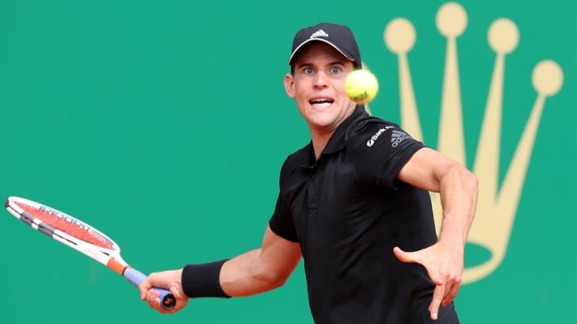 Dominic Thiem accedió a los octavos de final en Montecarlo tras doblegar a Andrey Rublev
