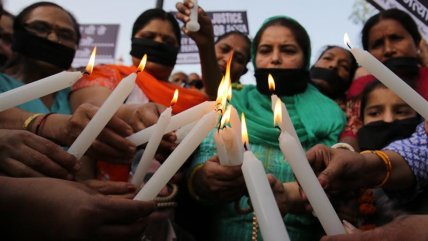   Mujeres protestaron por reiteración de violencia en India 