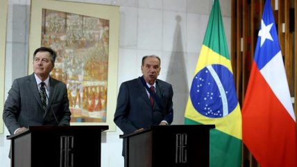   Canciller Roberto Ampuero se reunió con su par brasileño 