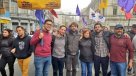 Jorge Sharp y diputado Diego Ibáñez marcharon contra las AFP en Valparaíso