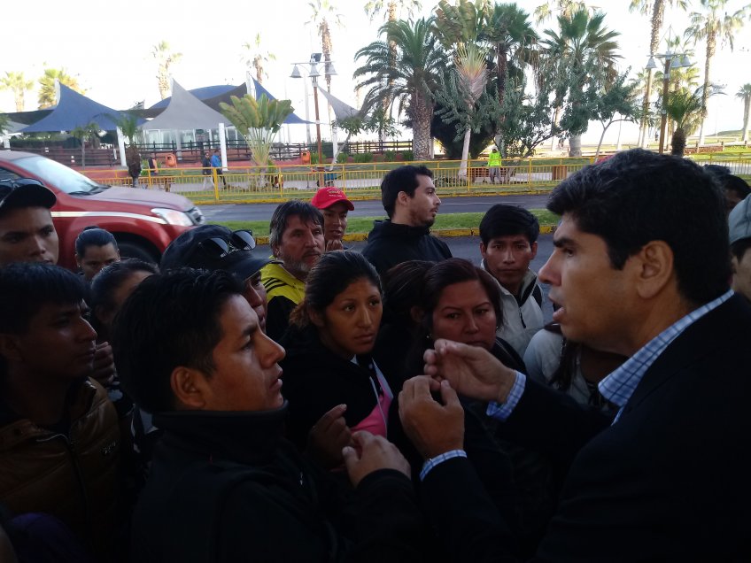 Iquique: Más de 100 extranjeros quedaron sin atención en proceso migratorio
