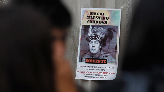 Machi Celestino Córdova depuso huelga de hambre tras 102 días