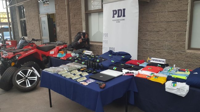 PDI de Rancagua detuvo a 14 sujetos por al menos ocho robos en O'Higgins y la Región Metropolitana