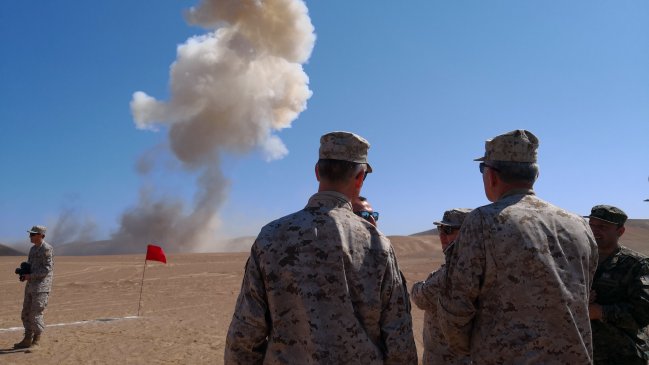 Arica: Destruyen cerca de siete toneladas de fuegos artificiales y municiones en el sector de Pampa Chaca